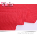 2x2 Costela de poliéster Spandex Knit Fabric